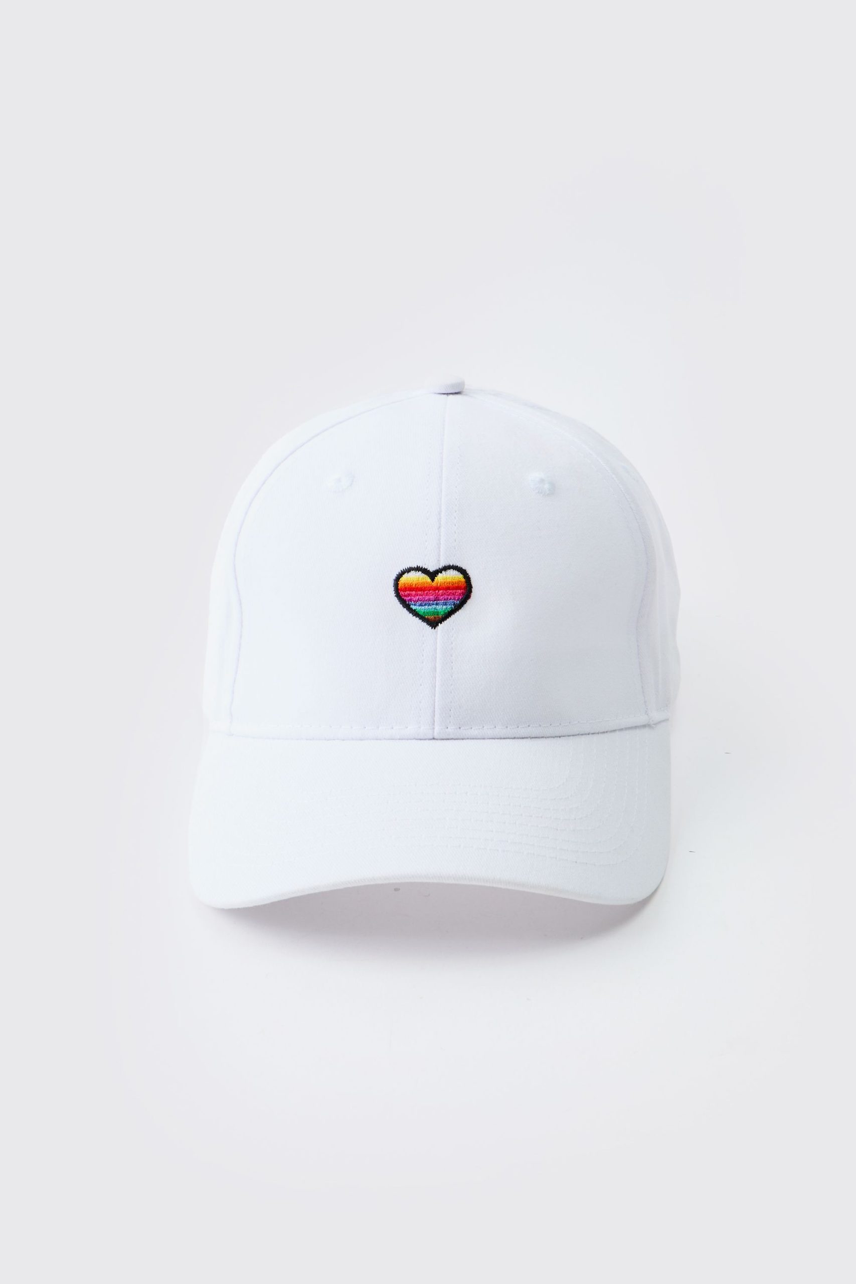 Rainbow Heart Embroidered Pride Cap - Image 3
