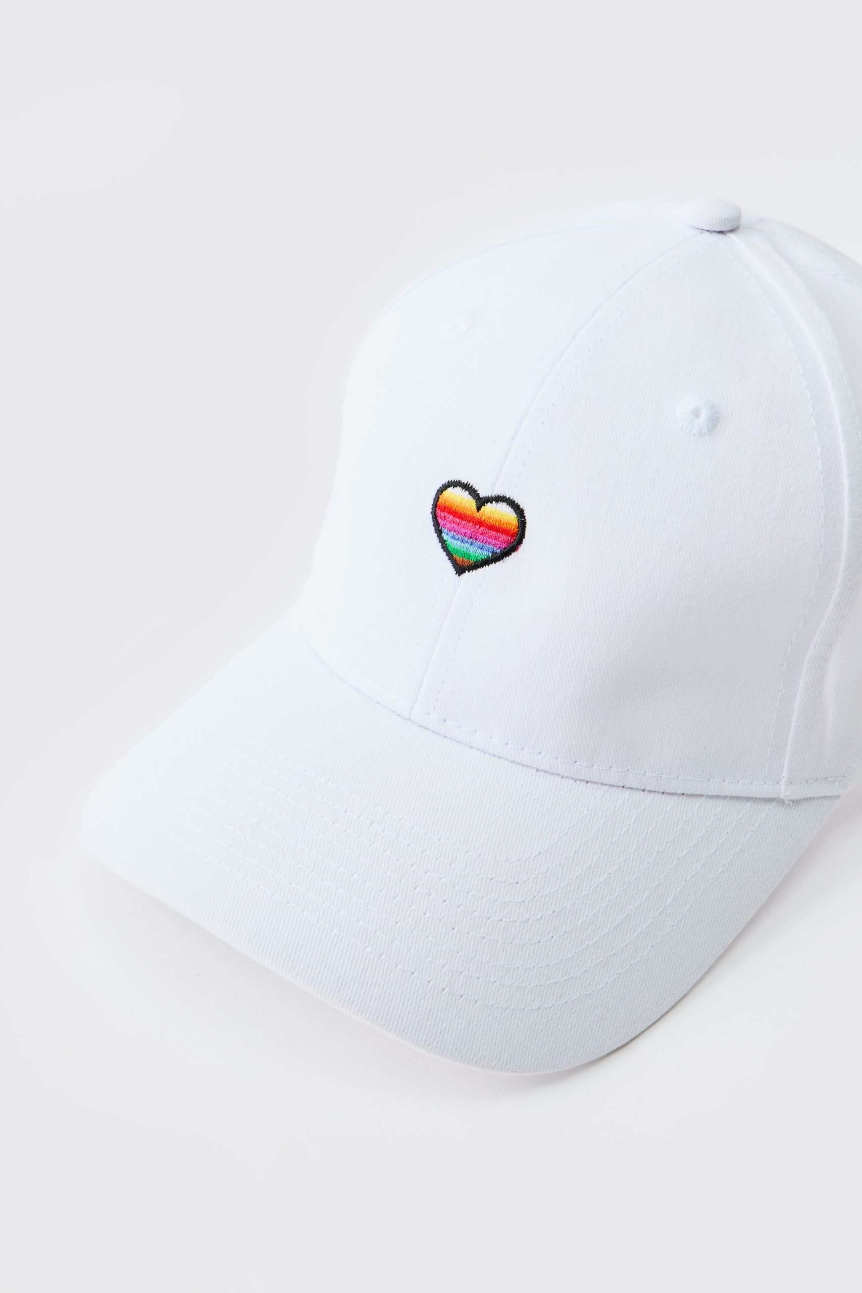 Rainbow Heart Embroidered Pride Cap - Image 4