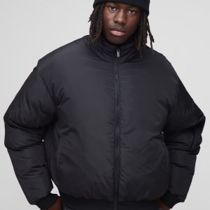 Regular Fit Mono Padded MA1 Bomber Jacket