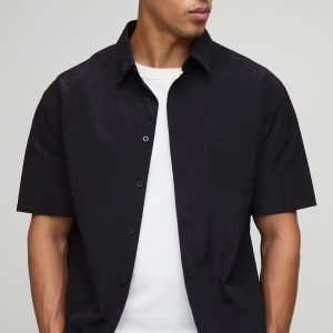 Oversized Technical Ripstop Shirt