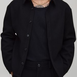 Regular Fit Brushed Overshirt