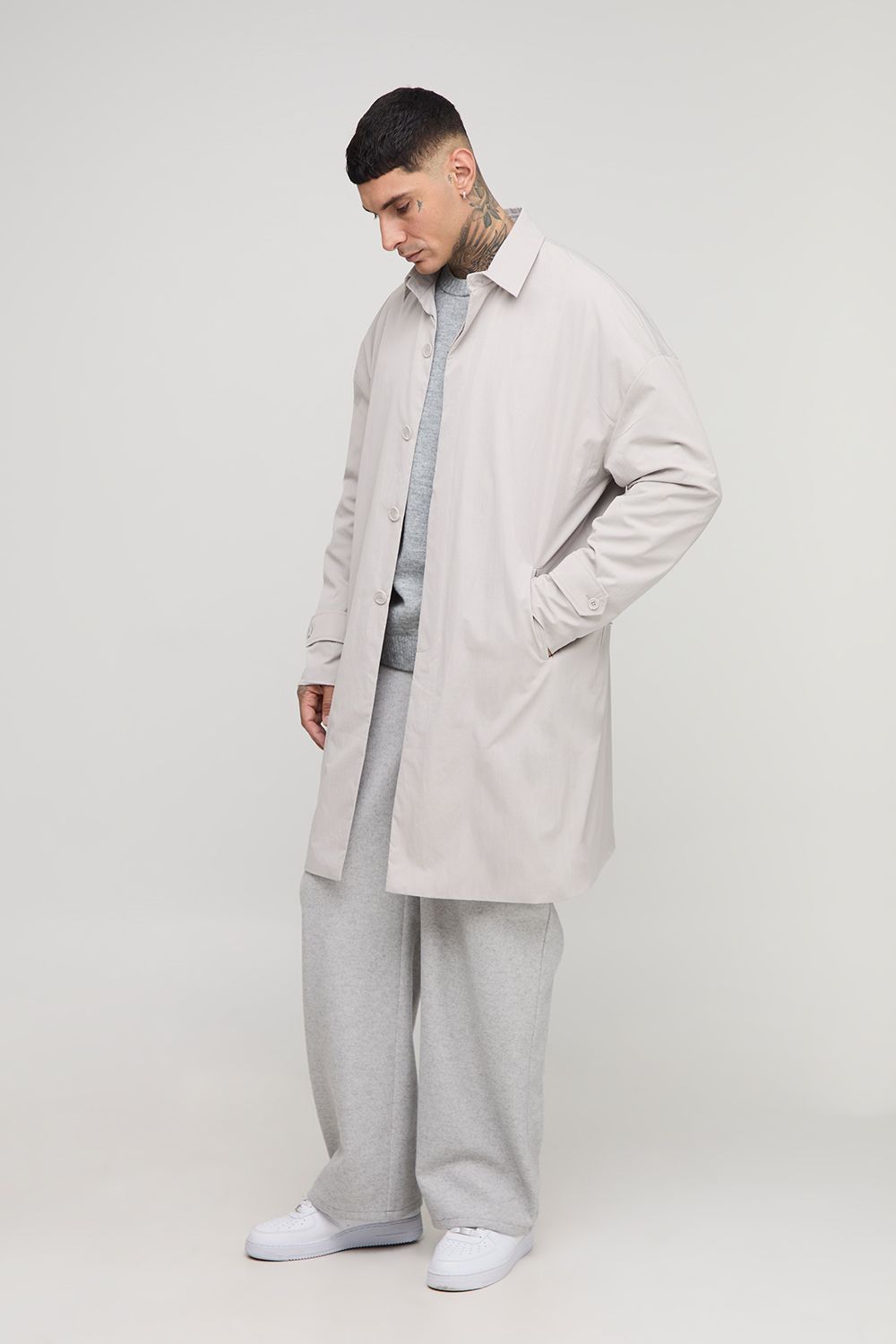 Tall Crinkle Oversized Mac