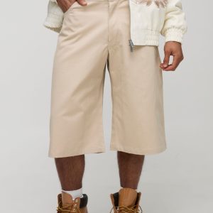 Baggy Washed Twill Shorts