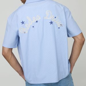 Oversized Embroidered Western Rodeo Drive Shirt