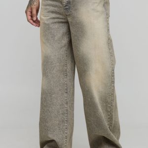 Tall Baggy Rigid Tinted Washed Denim Jeans