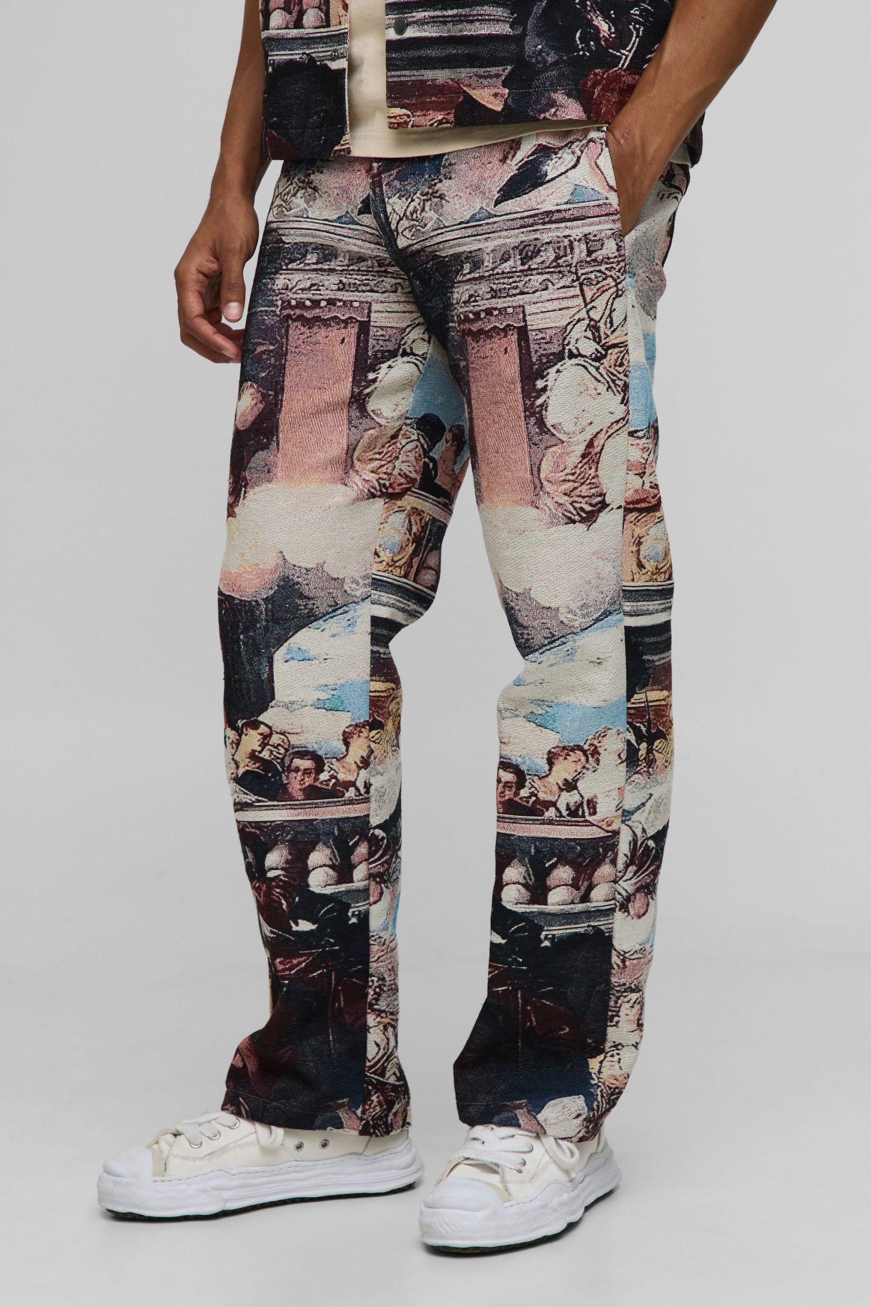 Renaissance Tapestry Relaxed Fit Trousers