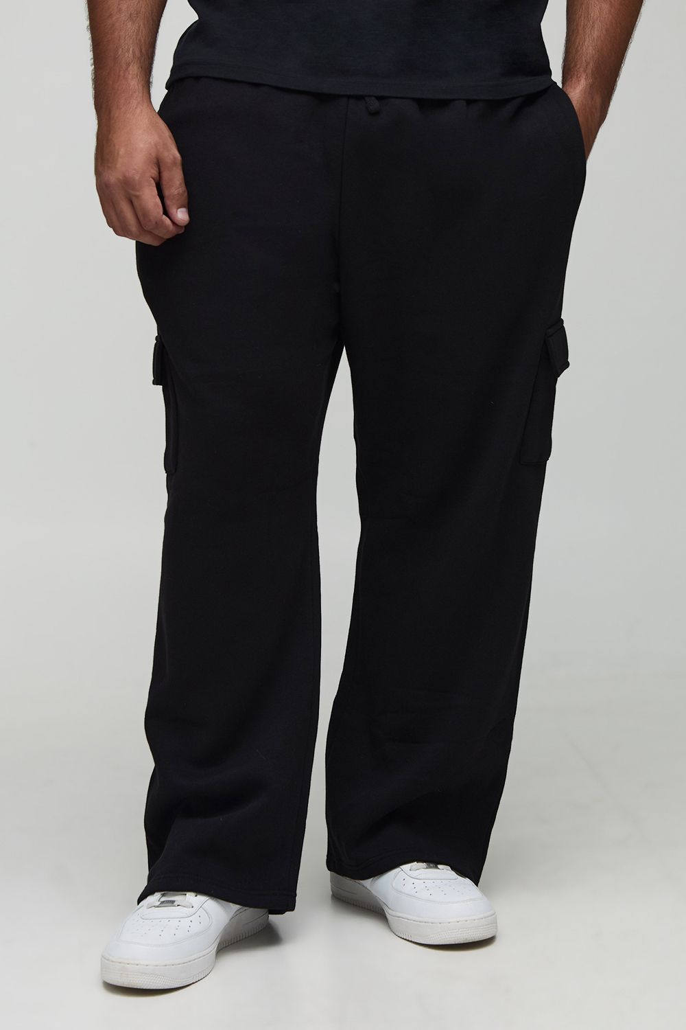 Plus Basic Straight Leg Cargo Jogger