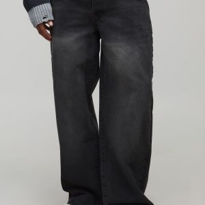 Relaxed Rigid Washed Jeans