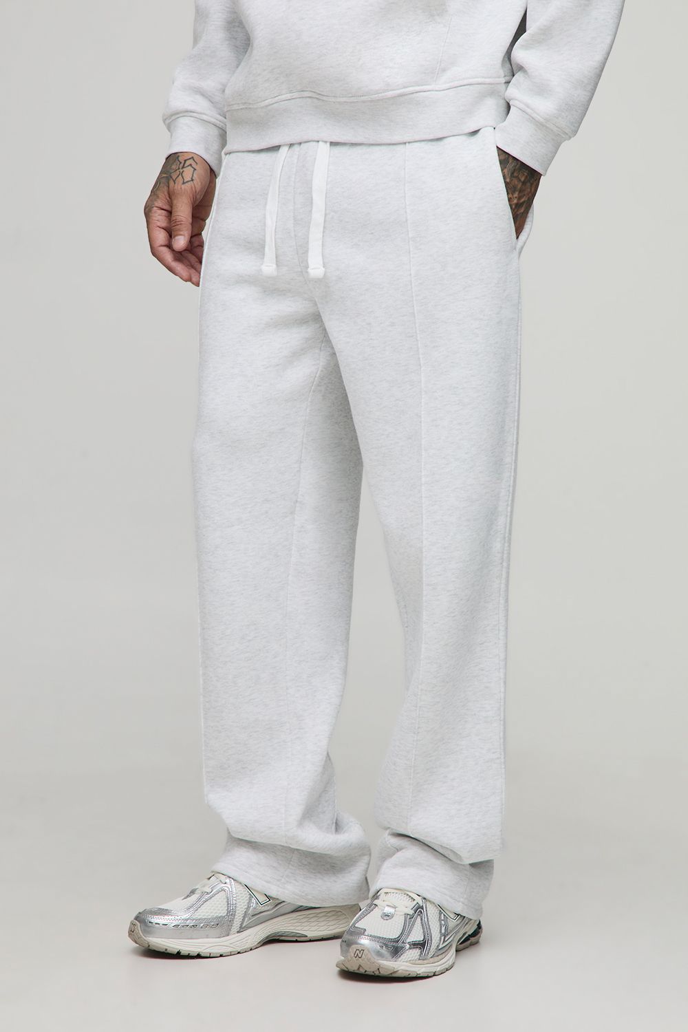 Tall Relaxed Pintuck Seam Detail Joggers