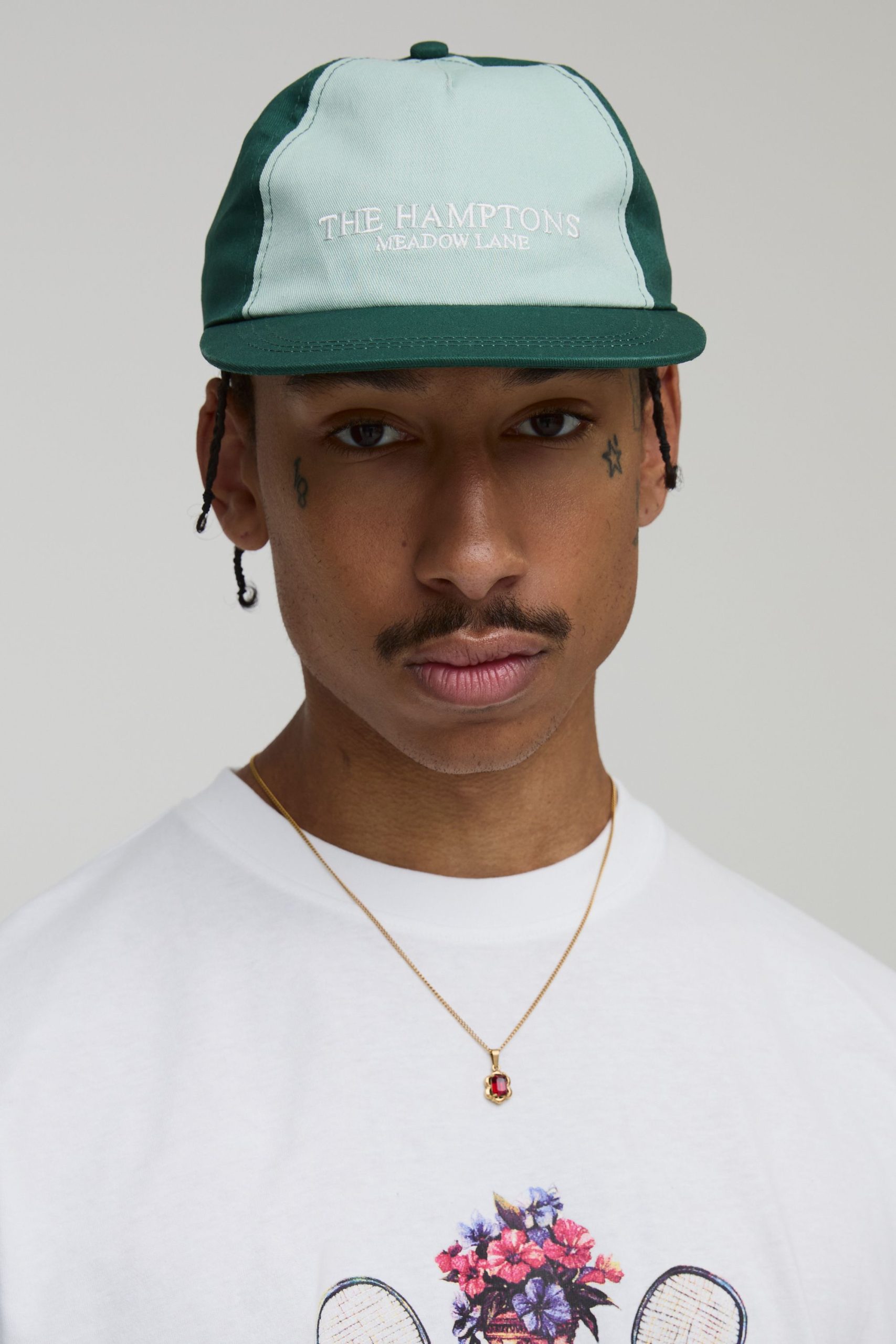 Hamptons Embroidered Cap - Image 2
