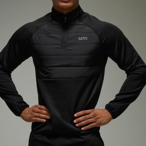 Man Active Lightweight Quilted 1/4 Zip