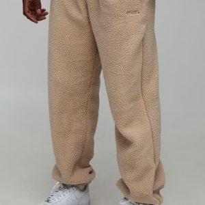 Baggy Borg MAN. Embroidered Cuffed Joggers
