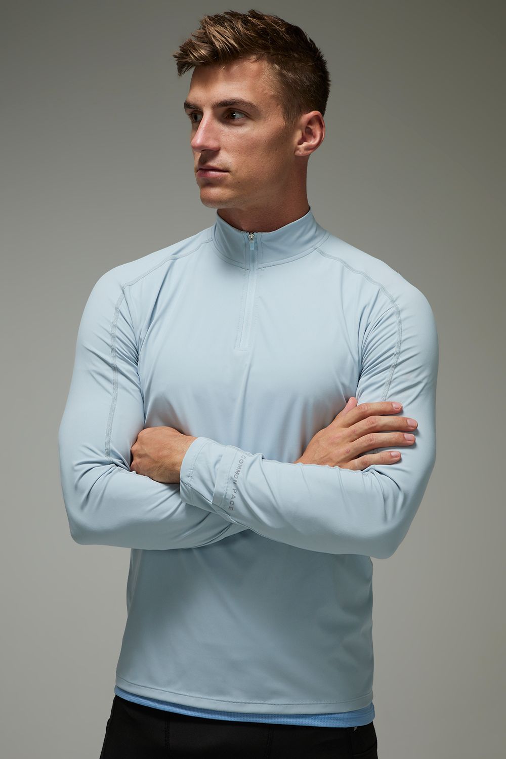 Common Pace Running Reflective Muscle Fit 1/4 Zip