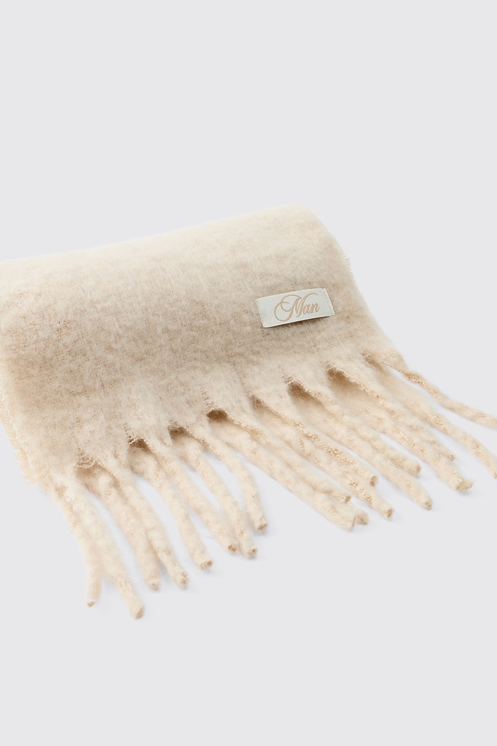 Boucle Knitted Scarf - Image 4