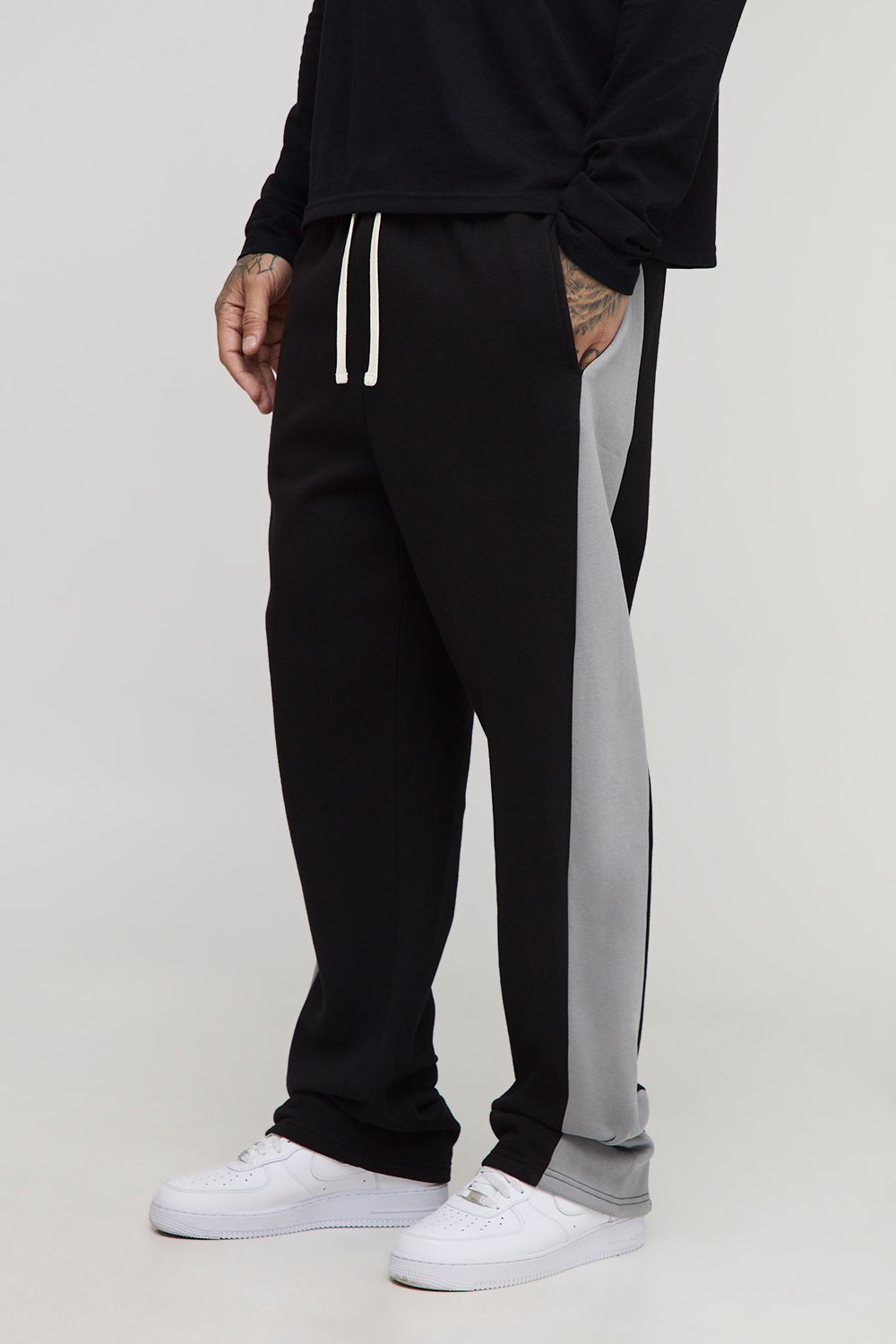 Tall Oversized Dropped Crotch Panel Joggers