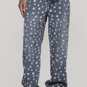 Tall Tinted Extreme Ripped Relaxed Fit Jeans
