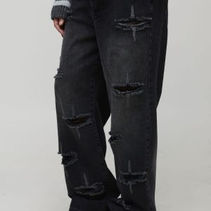 Tall Rigid Star Distressed Relaxed Fit Jeans