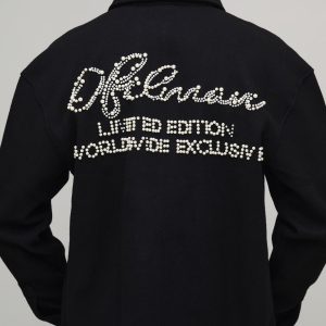 Tall Oversized Pearl Embellished Wool Look Overshirt