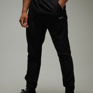 Man Active Zip Hem Cuffed Regular Fit Jogger