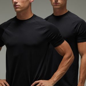 Man Active Lightweight Essentials Gym Regular Fit Raglan T-shirt 2 Pack