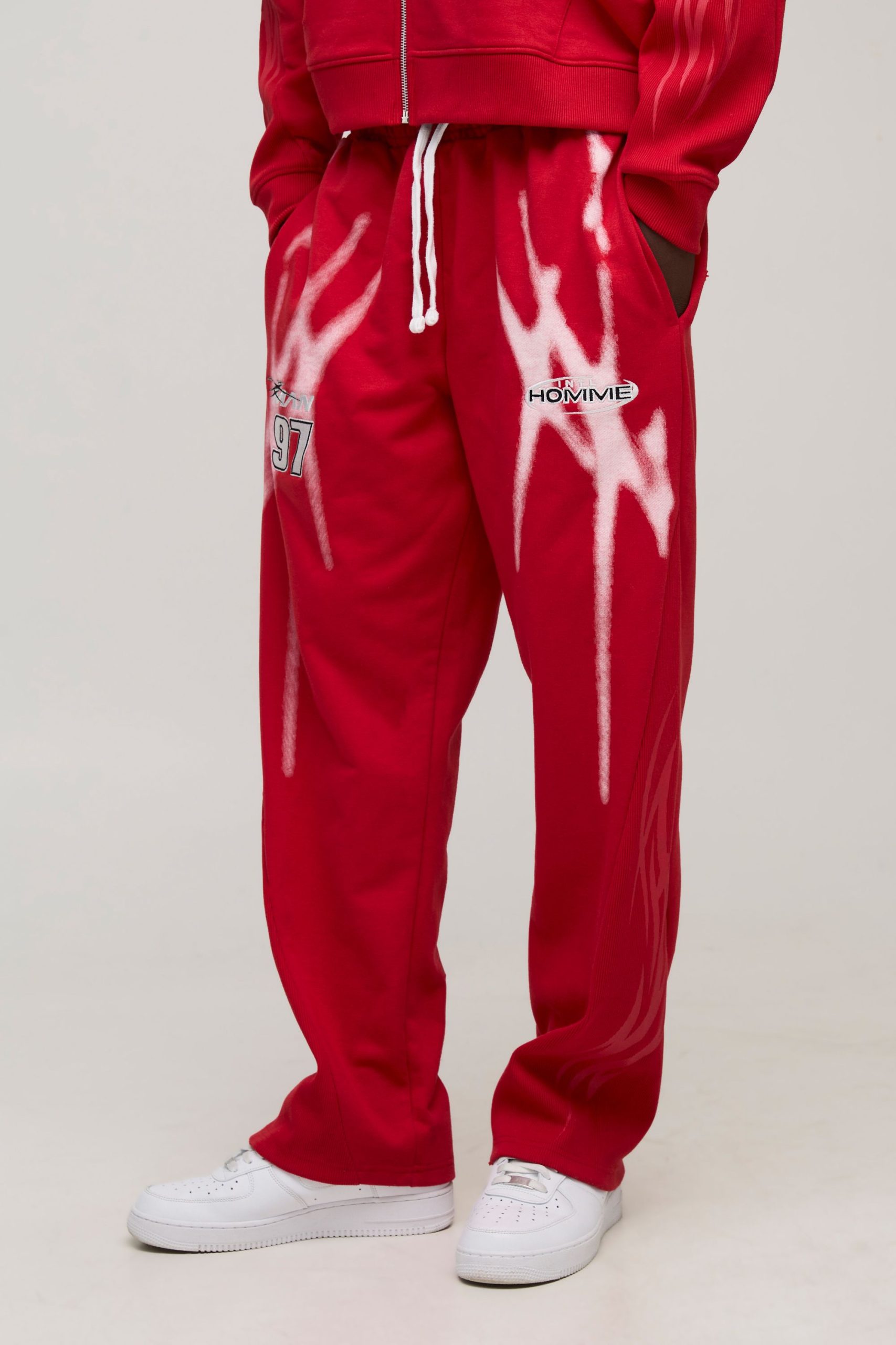 Baggy Fit MAN Sport Distressed Jogger
