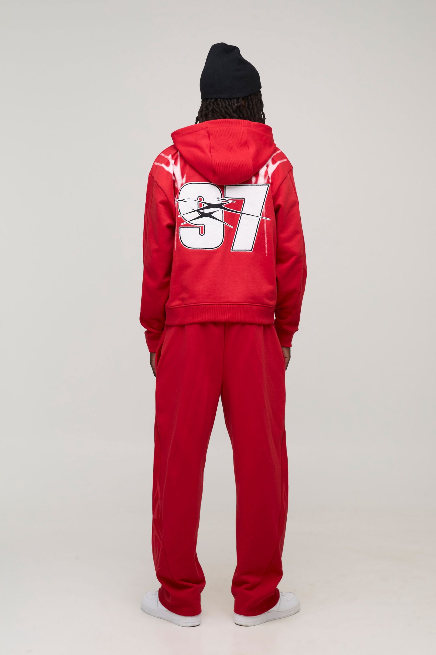 Baggy Fit MAN Sport Distressed Jogger - Image 2