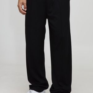 Straight Leg Interlock Faux Placket Joggers