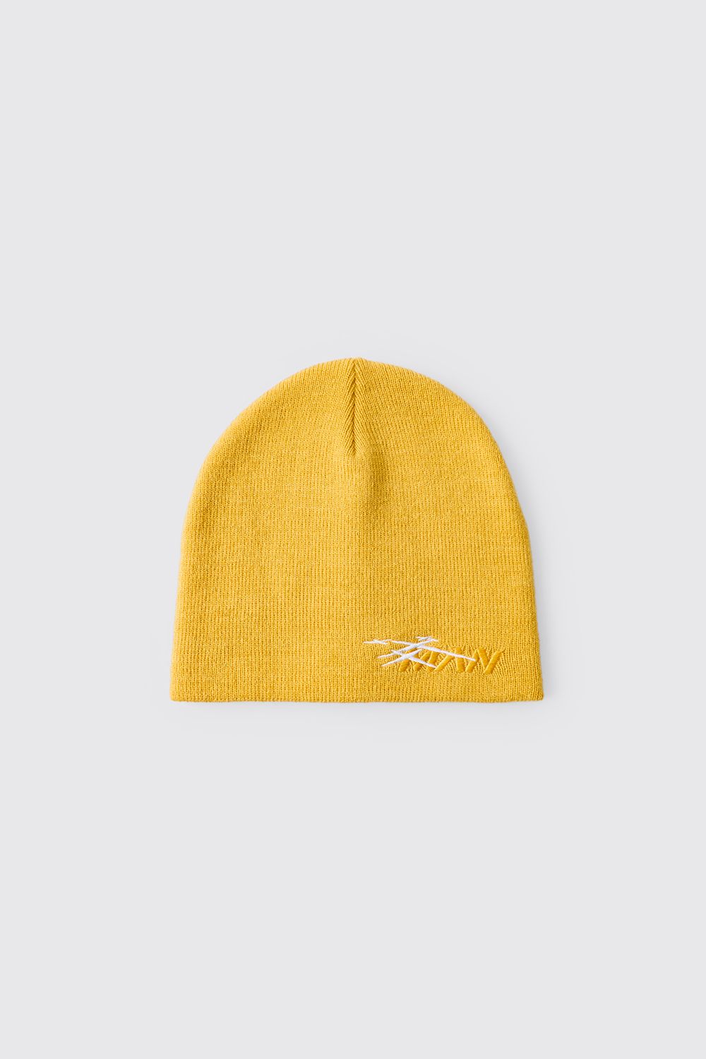 Man Embroidered Ribbed Knitted Beanie - Image 3
