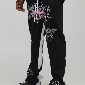 Tall Renaissance Print Slim Gusset Joggers