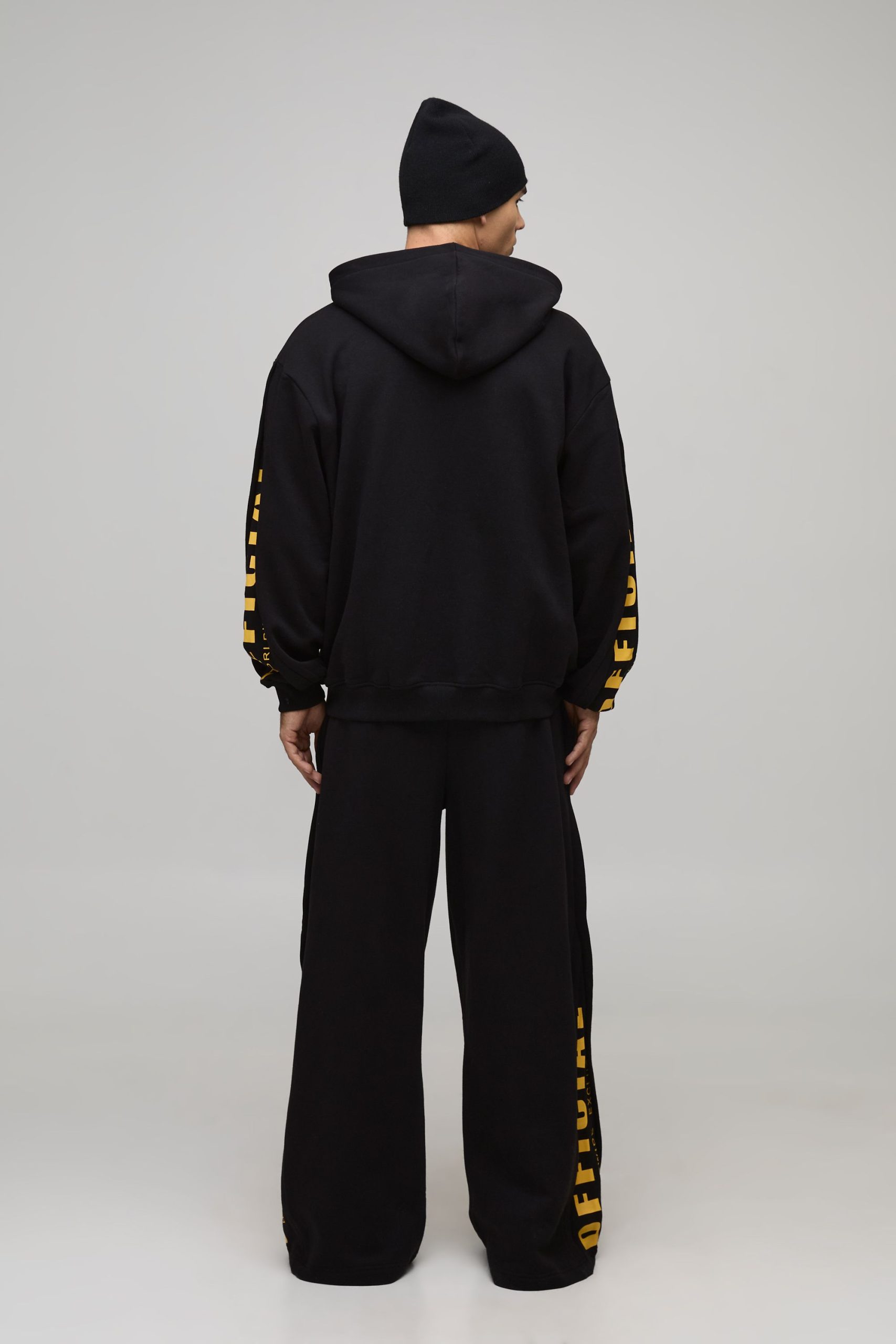 Extreme Wide Leg Official Gusset Slogan Jogger - Image 2