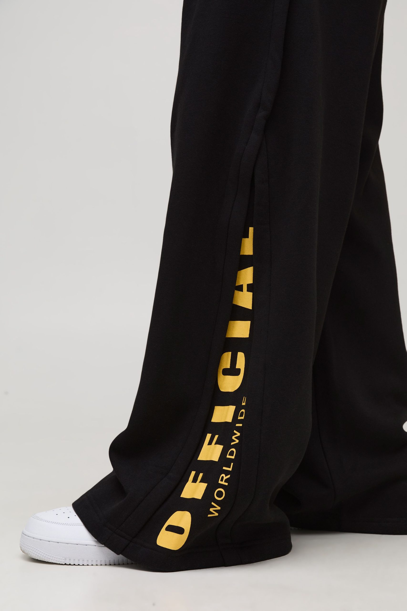 Extreme Wide Leg Official Gusset Slogan Jogger - Image 3
