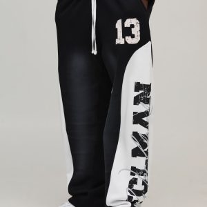 Baggy Fit Ofclman Spray Washed Gusset Joggers