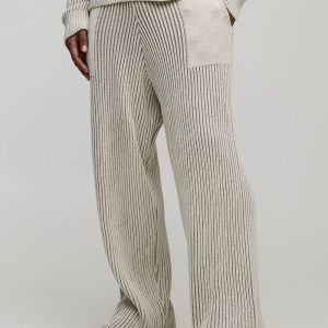 MAN Relaxed Ribbed Knitted Jogger