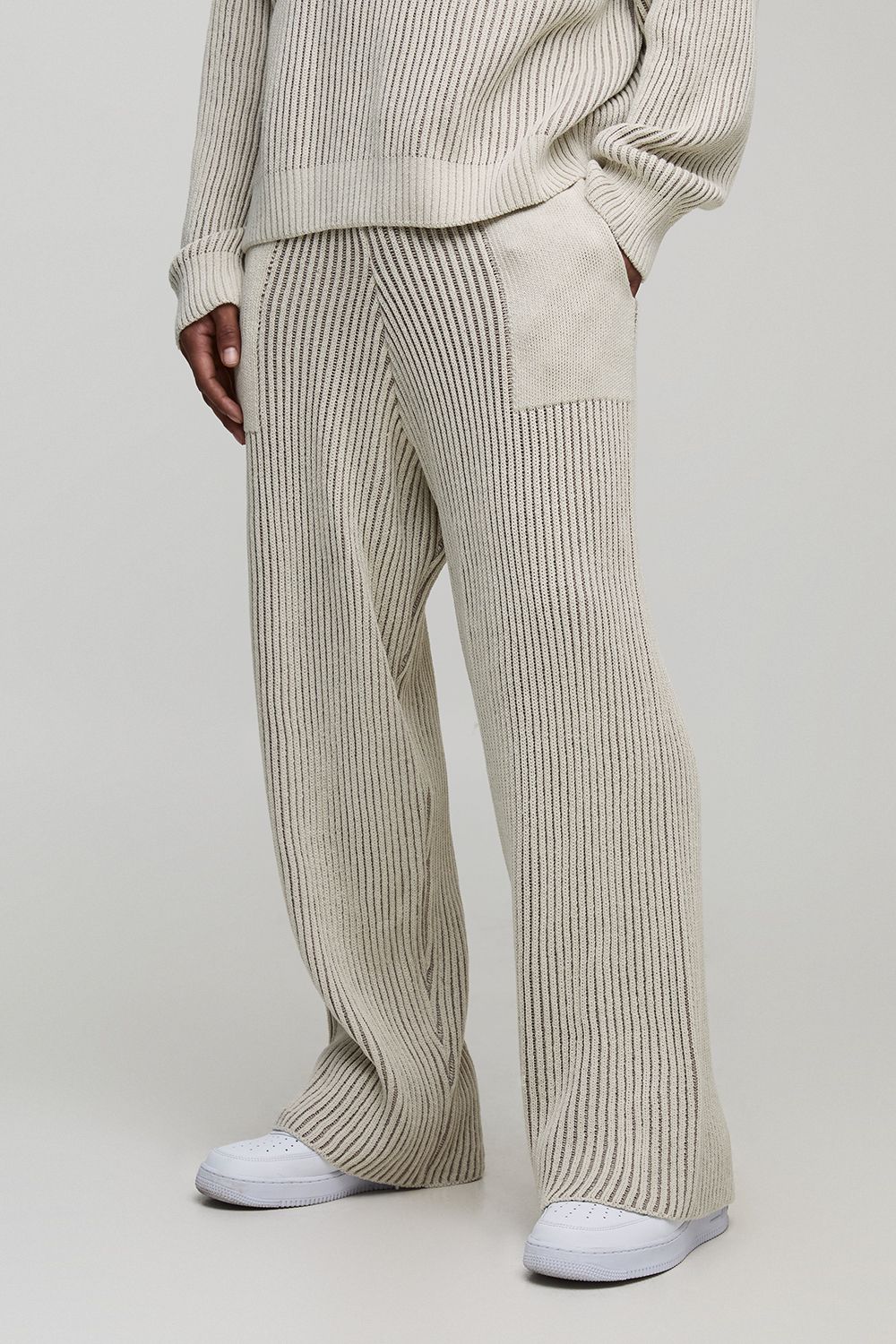 MAN Relaxed Ribbed Knitted Jogger