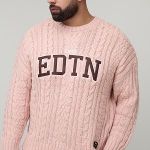 Plus Limited Edition Oversized Embroidered Knitted Jumper
