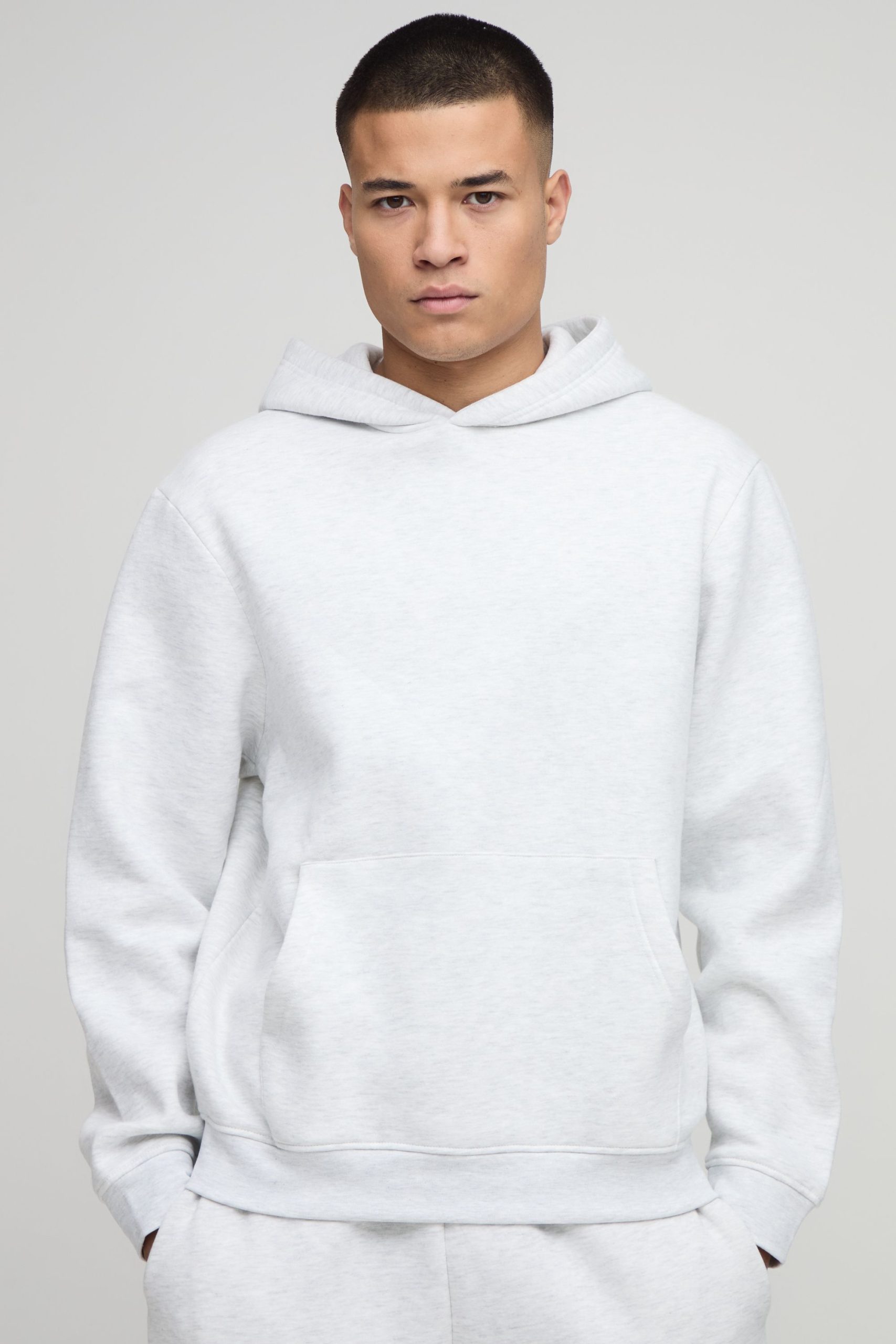 Basic Regular Fit Over the Head Hoodie