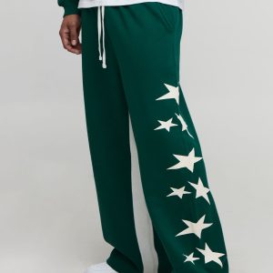 Wide Fit Star Varsity Jogger