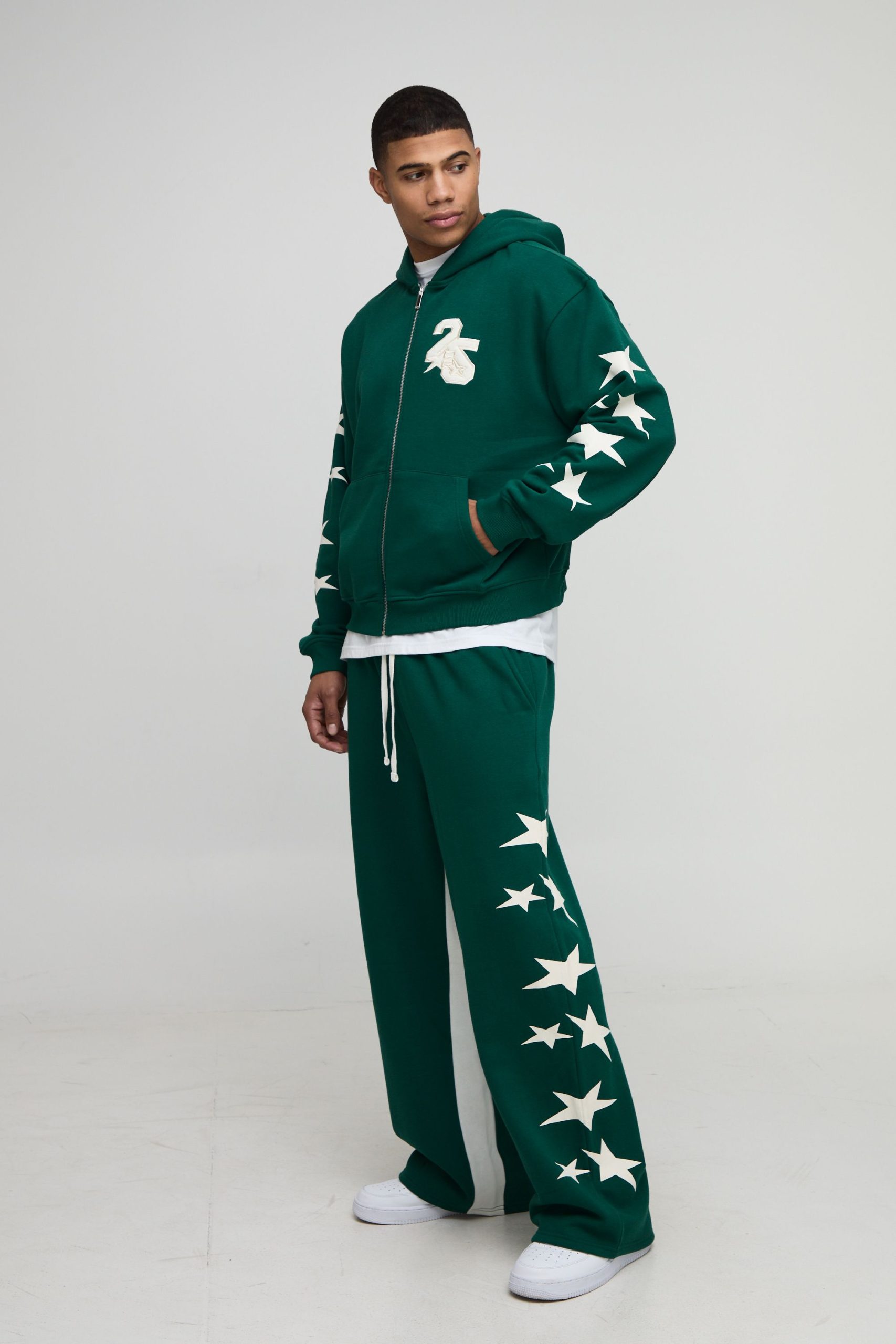 Wide Fit Star Varsity Jogger - Image 4