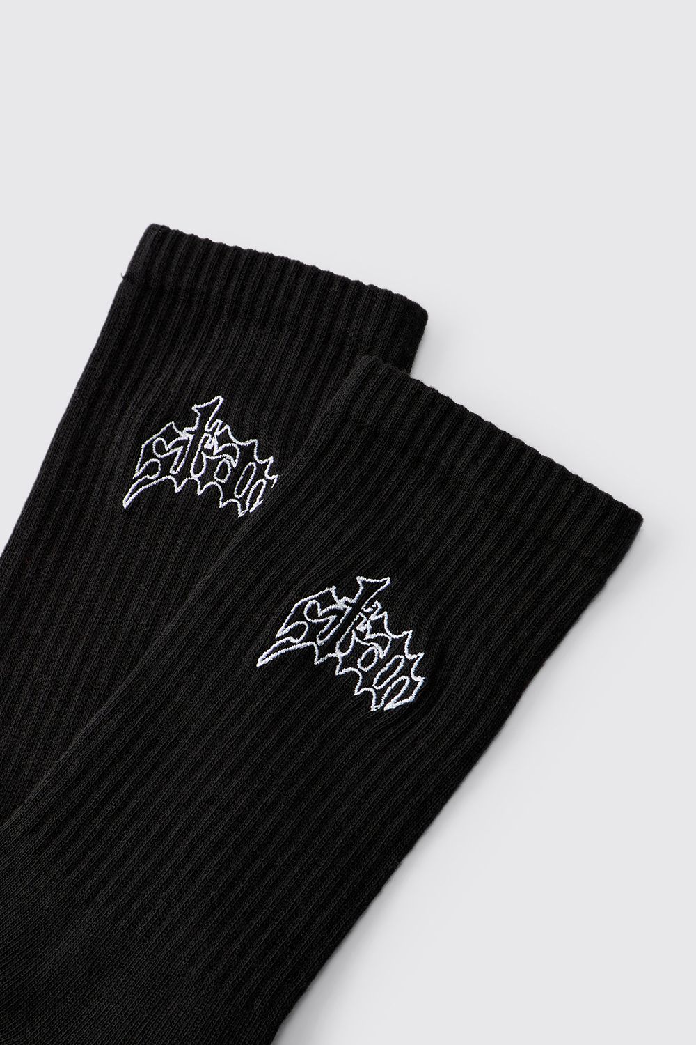 Star Slogan Embroidered Socks - Image 2