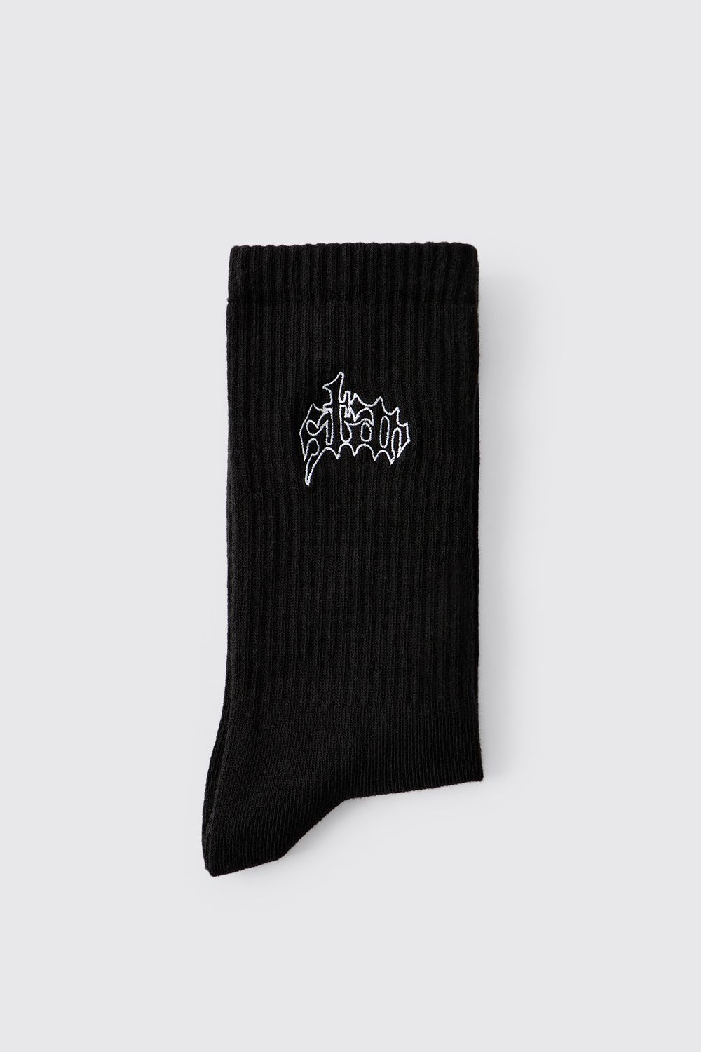 Star Slogan Embroidered Socks - Image 3