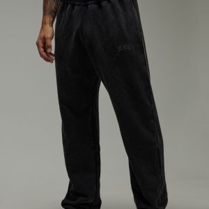 One More Rep Washed Straight Leg Jogger
