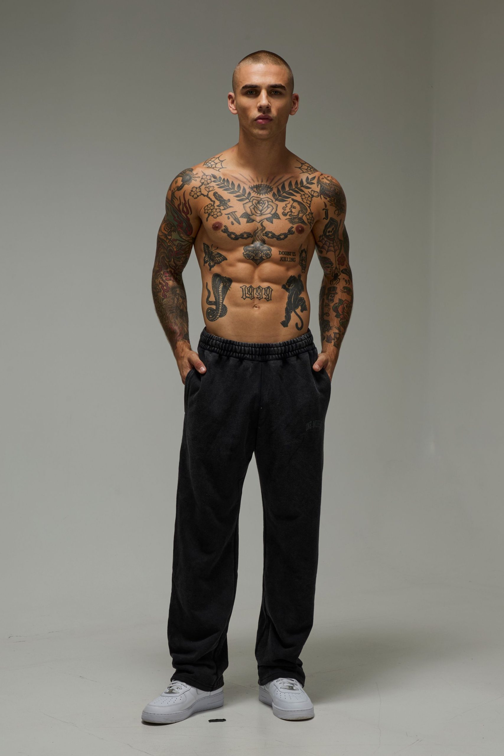 One More Rep Washed Straight Leg Jogger - Image 4