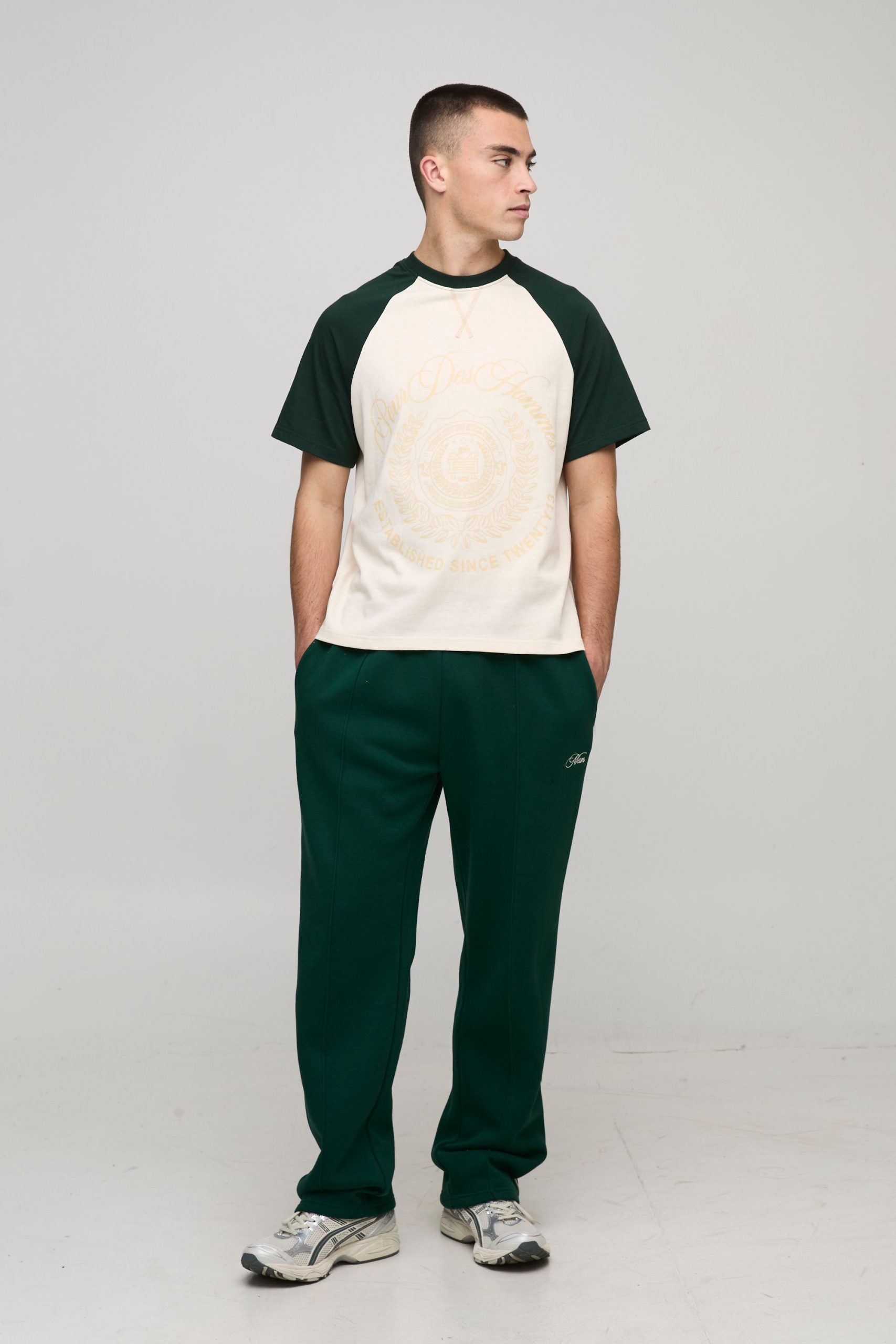 Boxy Collegiate Varsity Raglan T-Shirt - Image 4