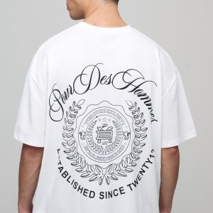 Oversized Homme Collegiate Varsity Printed T-Shirt