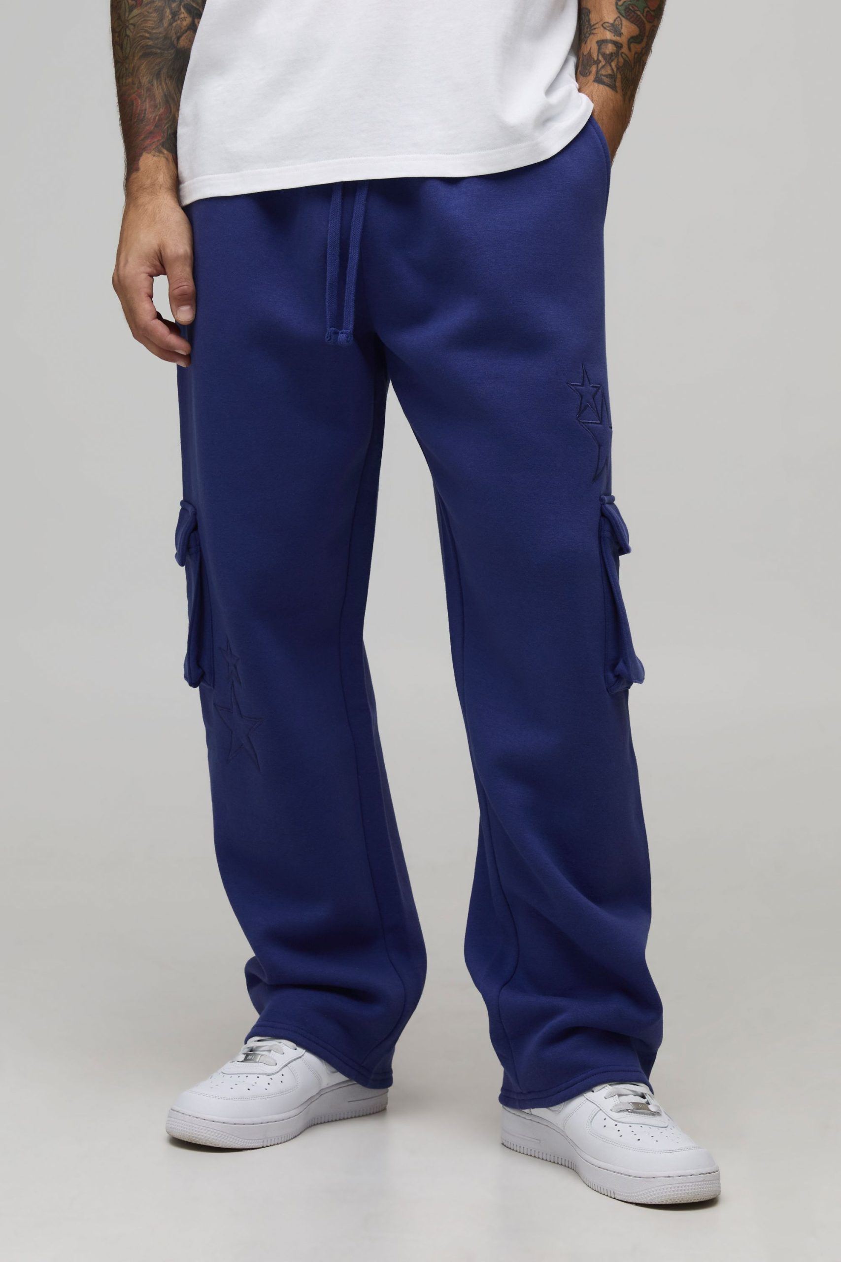 Baggy Fit Star Applique Joggers