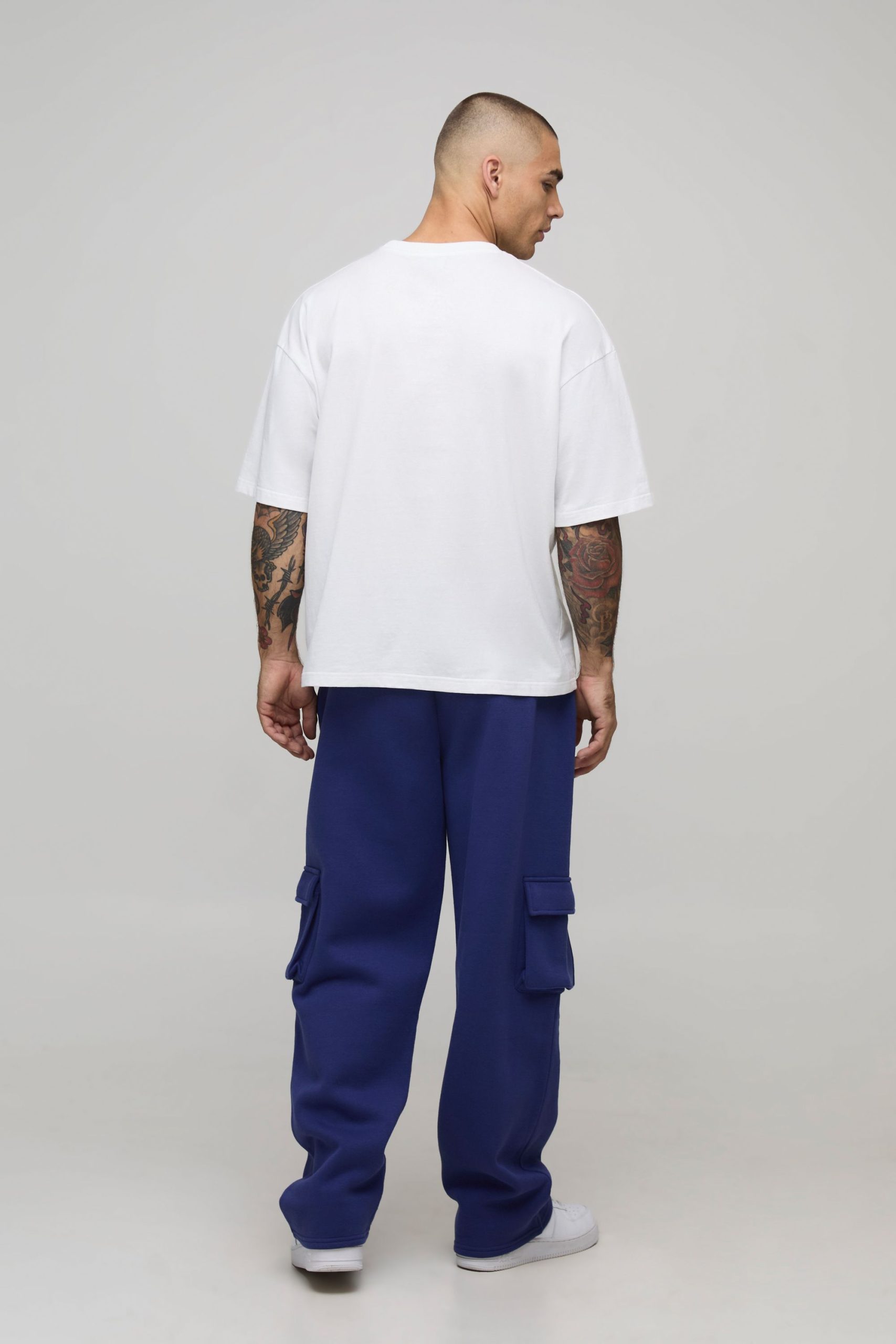Baggy Fit Star Applique Joggers - Image 2