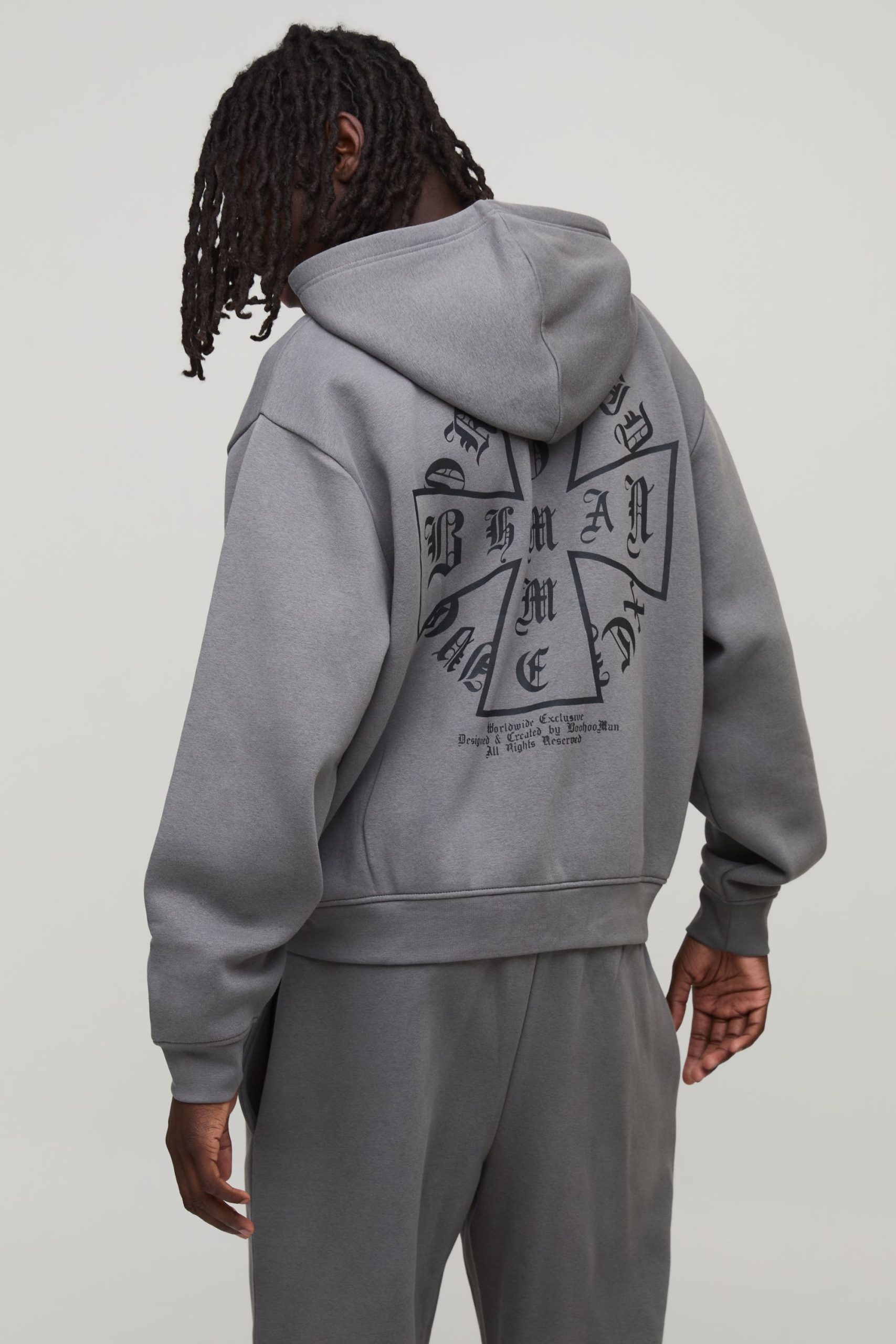 Oversized Boxy Homme Cross Tracksuit - Image 3