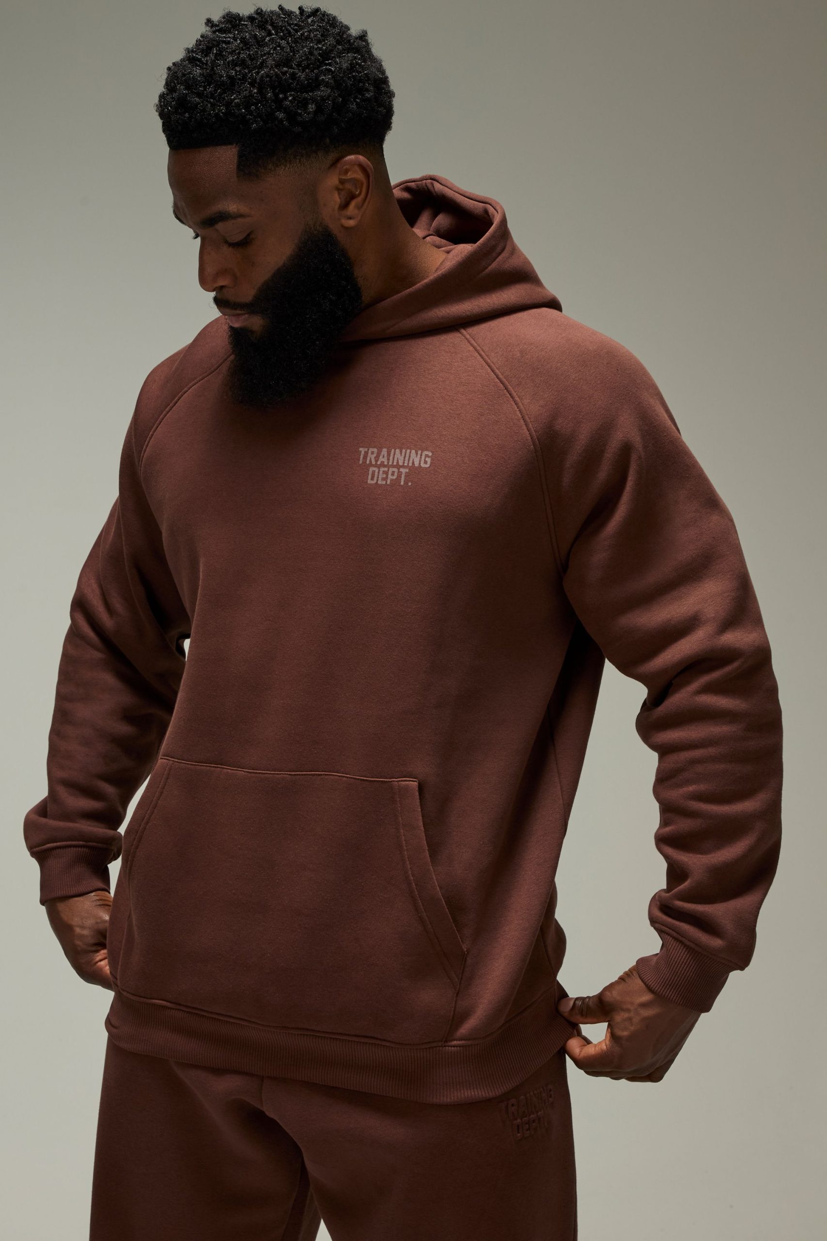 Training Dept Oversized Embossed Hoodie - Image 3
