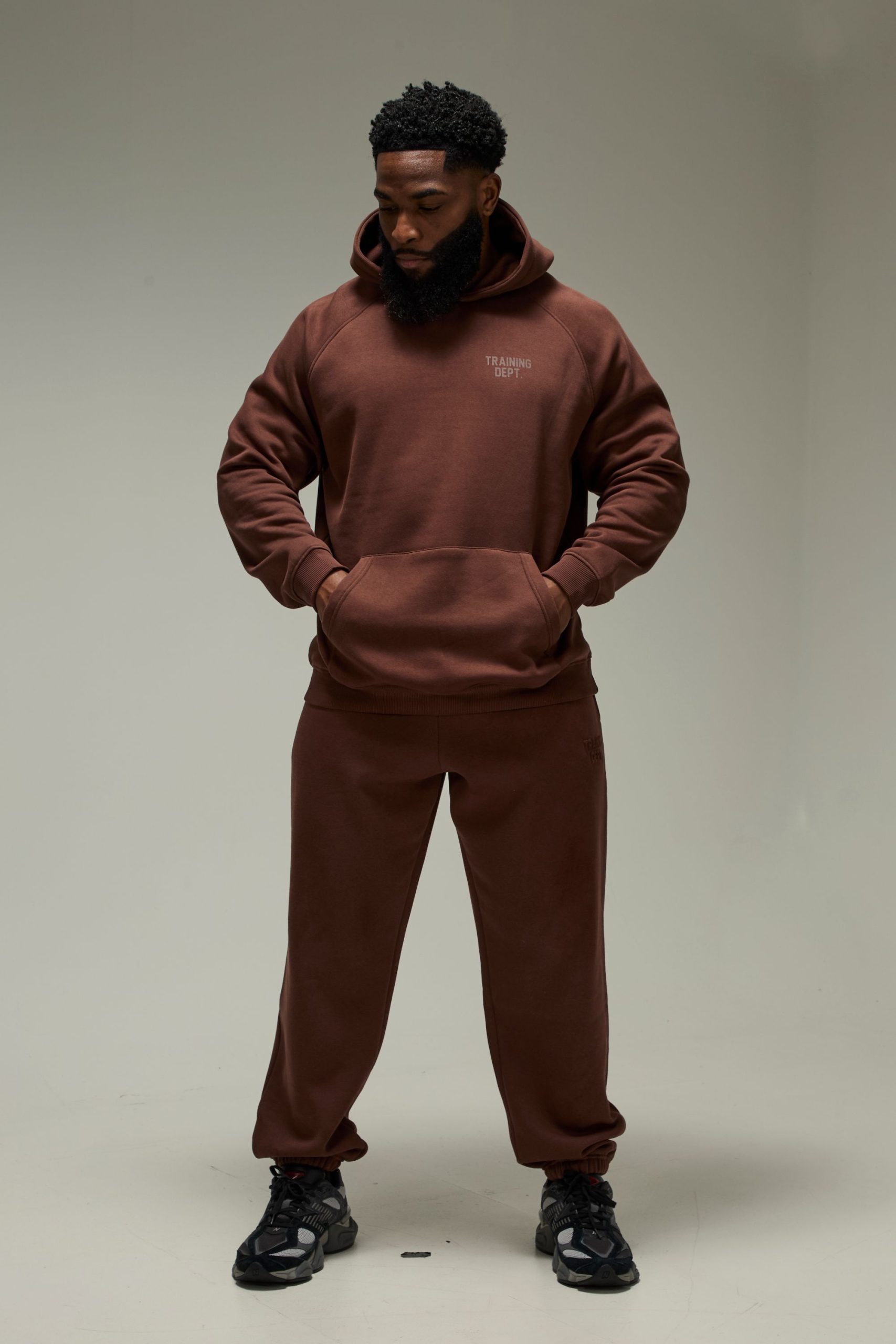 Training Dept Oversized Embossed Hoodie - Image 4