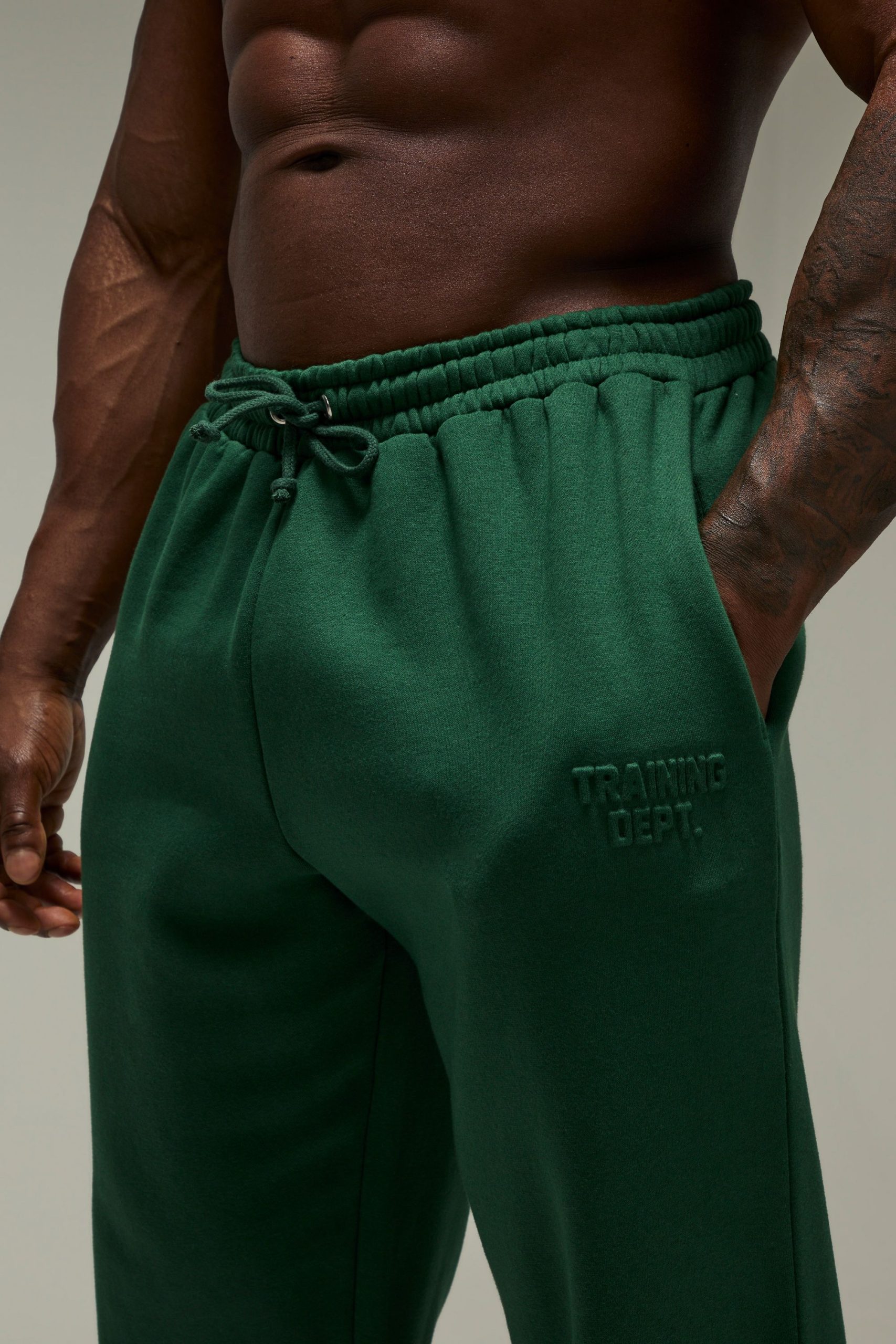 Training Dept Oversized Embossed Joggers - Image 3